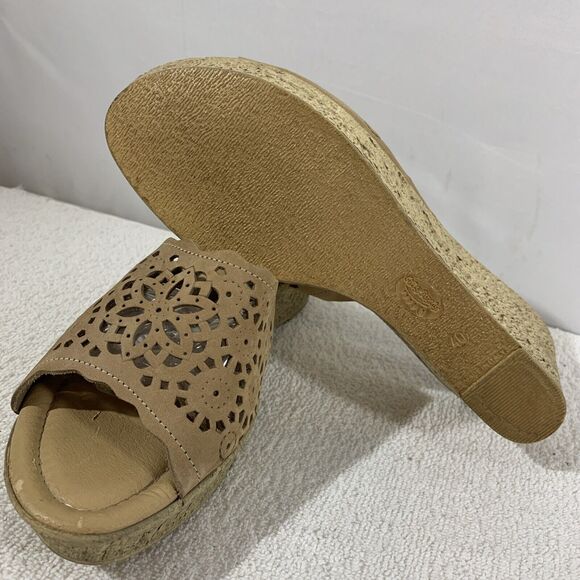 Spring Step Cork Wedge Sandal Womens Size 40 US 9 New - Picture 5 of 8